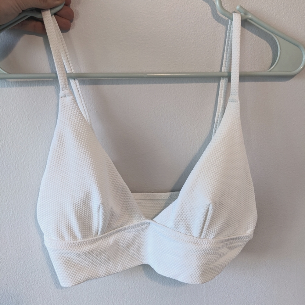 Aerie white bra